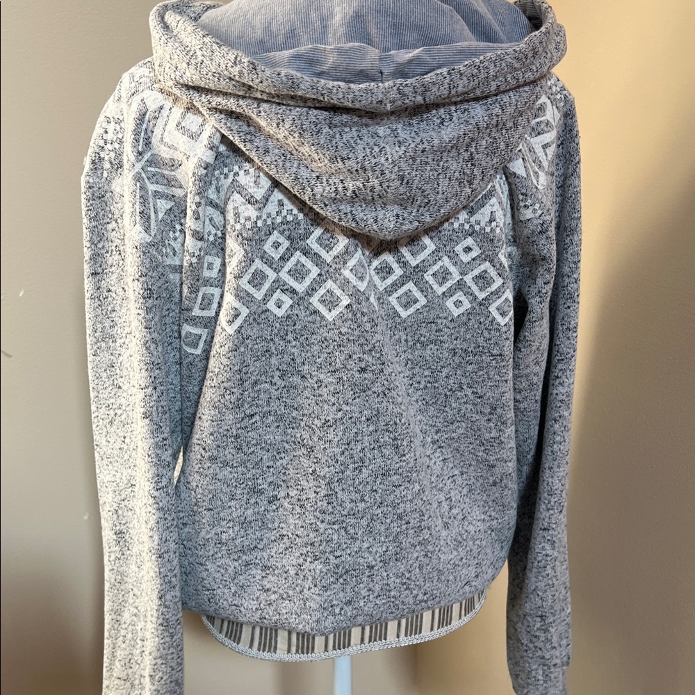 Vans Gray & White Patterned Pullover Hoodie - Picture 3 of 5